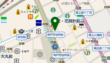 アデコ株式会社 神戸支社の地図画像