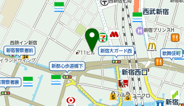 【3/24オープン】薄毛専門バーバーSARUTAHIKO(サルタヒコ) 新宿店の地図画像