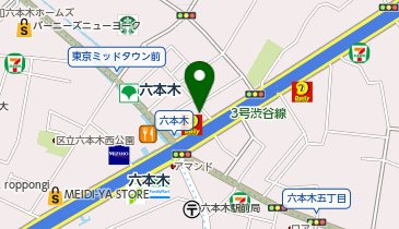 YOSHIMOTO ROPPONGI THEATER(吉本六本木シアター)の地図画像