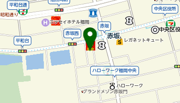オーサムゴルフラボAKASAKA(赤坂)の地図画像