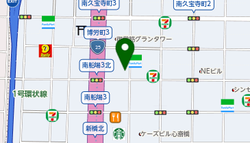 メンズ眉毛サロン ADDICT 大阪心斎橋店の地図画像