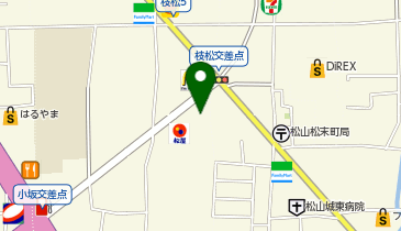 デジタルドック松山環状枝松店の地図画像