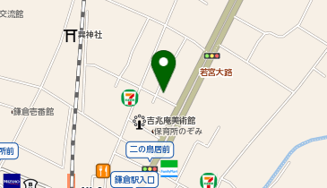 湘南フルーツクラフト 鎌倉店の地図画像