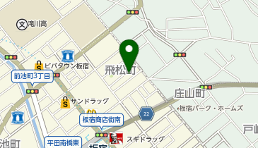 雑本サイクルの地図画像