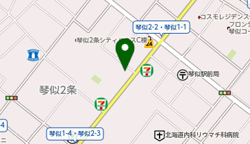 琴似じんぼ整体院の地図画像