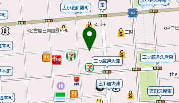 羅心盤 栄店の地図画像