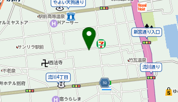 リラクゼーションサロン福指の地図画像