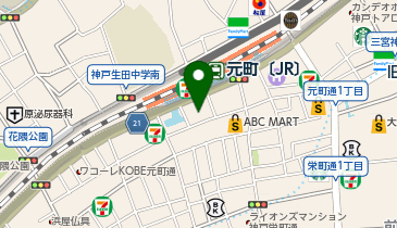 クロスフィット元町-セミパーソナルジムの地図画像