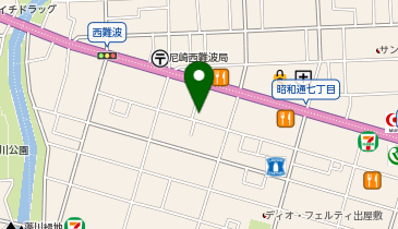 尼崎カイロ整体院の地図画像