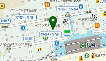 Maris Gina Sugaring & Waxing Sapporoの地図画像