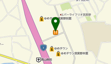 ビューティースキンラボ ゆめタウン筑紫野店の地図画像