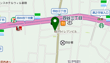 旅行サロン四谷ジェイプラザの地図画像