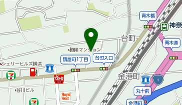 小顔矯正サロンQPU 横浜店の地図画像