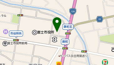 小顔矯正サロンQPU 富士店の地図画像