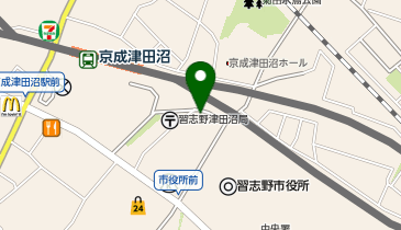 パーソナルジム COCORO 津田沼店の地図画像