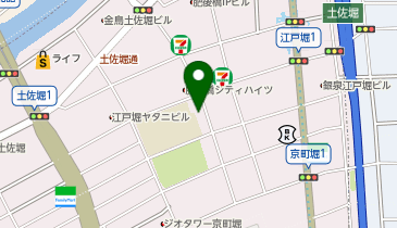 FIT HIVE(フィットハイブ) 肥後橋店の地図画像