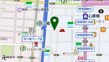 心斎橋写真店の地図画像