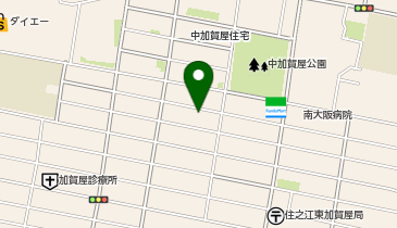 サンクスレンタカー北加賀屋店の地図画像