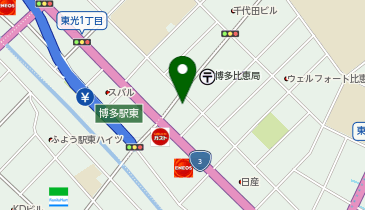 ゼロスポ鍼灸・整骨院 東比恵の地図画像