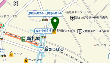 リユース相談本舗 BiVi新さっぽろ店の地図画像