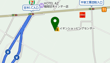 売るナビ イオン甘木店の地図画像