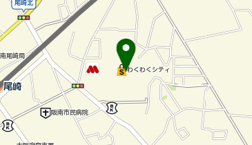 モバイルステーション オークワ尾崎店の地図画像