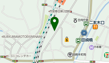 熊本オイルマッサージふらっとの地図画像