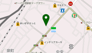 ほしよみ堂 柏店の地図画像