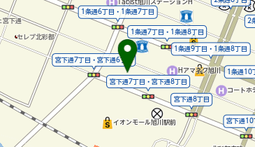 ほしよみ堂 旭川店の地図画像