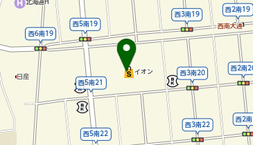 さすがや イオン帯広店の地図画像