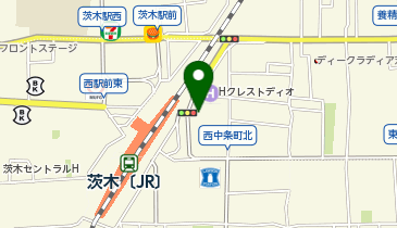 自習室いばらきの地図画像