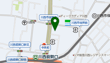 自習室かわにしのせぐちの地図画像