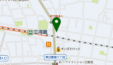 手描き友禅工房 高久織物の地図画像