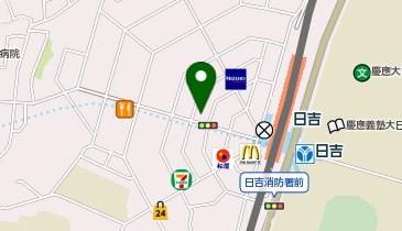 アリマス本舗 日吉店の地図画像