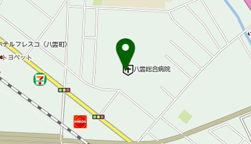 八雲総合病院歯科診療室の地図画像