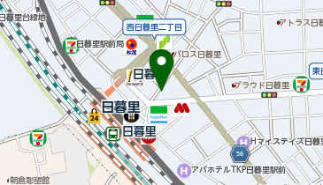 麻雀バグーン 日暮里駅前店の地図画像