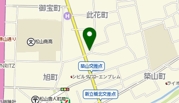 鍼灸V-BARI(ブイバリ)松山本院の地図画像