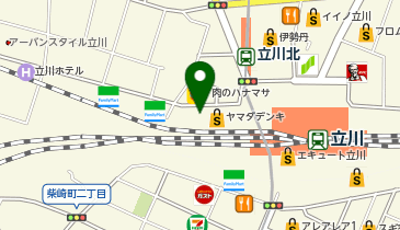 メガネのアド・アドコンタクト立川本店の地図画像