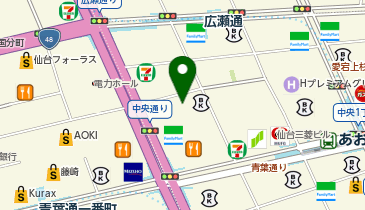 保険コミュニティ 仙台クリスロード店の地図画像