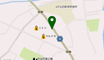 今治名代 鰻の三谷の地図画像