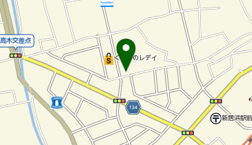 新居浜名代 鰻の三谷の地図画像