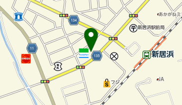 メンズ脱毛サロン アローズ 新居浜店の地図画像