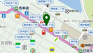 よこはまがいこうの地図画像