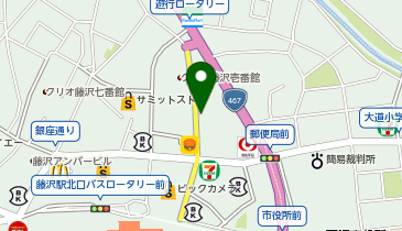 藤沢あおば接骨院はりきゅう院の地図画像