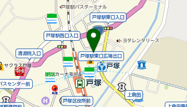 戸塚あおば整骨院はりきゅう院の地図画像