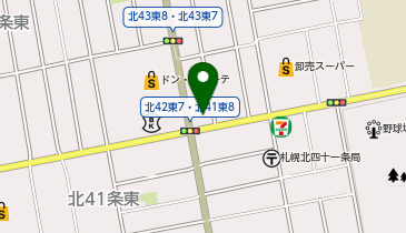 北42条あおば鍼灸整骨院の地図画像