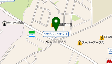 北野あおば鍼灸整骨院の地図画像