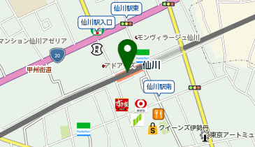 保険相談サロンFLP(エフエルピー) 京王フレンテ仙川店の地図画像