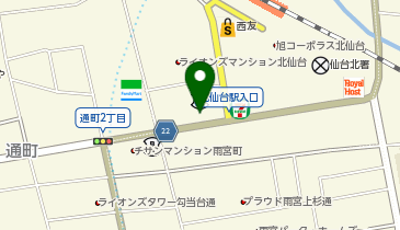 縫工房 針と糸の地図画像