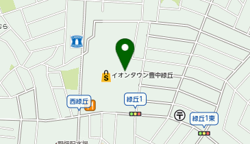 マーケットガーデンKOHYO(コーヨー) 豊中緑丘店の地図画像